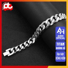 Lắc Tay Nam Titan Cao Cấp - Phong Cách Mạnh Mẽ, Bền Bỉ, Không Gỉ, Thời Trang Đẳng Cấp, Quà Tặng Nam Thanh Lịch 13mm Mạ Vàng