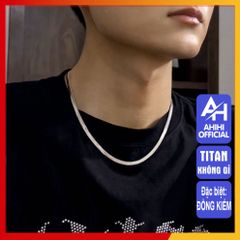 Dây Chuyền Titan Cao Cấp Nam Nữ - Phong Cách Mạnh Mẽ, Chống Gỉ Sét và Trầy Xước - Trang Sức Thời Trang Đẳng Cấp 4mm