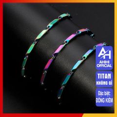 Lắc Tay Titan Cao Cấp Nam Nữ - Chất Liệu Không Gỉ, Thiết Kế Thời Trang Đẳng Cấp, Nhiều Kích Cỡ và Màu Sắc - Phụ Kiện Sang Trọng