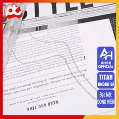 Dây Chuyền Nữ Titan Cao Cấp - Sang Trọng, Tinh Tế, Không Đen, An Toàn Cho Da - Phụ Kiện Thời Trang Nữ Hàng Đầu