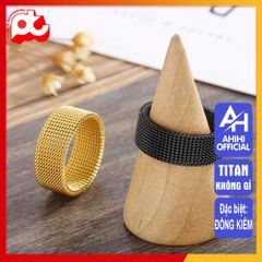 Nhẫn Titan Cao Cấp Nam Nữ - Phong Cách Hiện Đại, Chống Gỉ, Chống Trầy Xước - Trang Sức Unisex Mạnh Mẽ, Sang Trọng
