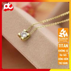 Dây Chuyền Nữ Titan Cao Cấp - Sang Trọng, Bền Bỉ, An Toàn Cho Da - Phụ Kiện Thời TrangKhông Đen, Nhiều Màu Sắc