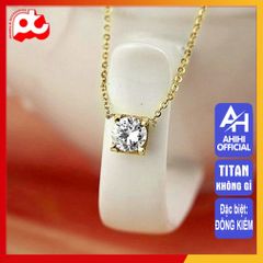 Dây Chuyền Nữ Titan Cao Cấp - Sang Trọng, Bền Bỉ, An Toàn Cho Da - Phụ Kiện Thời TrangKhông Đen, Nhiều Màu Sắc