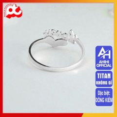 Nhẫn Nữ Titan Cao Cấp Chữ Love - Nhẫn Phong Cách Thanh Lịch, Chống Gỉ, Đa Dạng Màu Sắc và Kích Thước, Quà Tặng Đặc Biệt