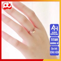 Nhẫn Nữ Titan Cao Cấp Chữ Love - Nhẫn Phong Cách Thanh Lịch, Chống Gỉ, Đa Dạng Màu Sắc và Kích Thước, Quà Tặng Đặc Biệt