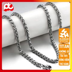 Dây Chuyền Nam Titan Cao Cấp - Phong Cách Mạnh Mẽ và Đẳng Cấp, Chất Liệu Không Gỉ, An Toàn Cho Da, Phù Hợp Mọi Trang Phục