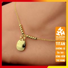 Lắc Chân Nữ Titan Cao Cấp - Thiết Kế Thanh Lịch, Bền Bỉ, An Toàn cho Da - Phụ Kiện Thời Trang Nữ Tôn Vẻ Đẹp Chân