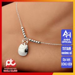 Lắc Chân Nữ Titan Cao Cấp - Thiết Kế Thanh Lịch, Bền Bỉ, An Toàn cho Da - Phụ Kiện Thời Trang Nữ Tôn Vẻ Đẹp Chân