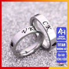 Nhẫn Nam Titan Cao Cấp - Phong Cách Đẳng Cấp, Chống Gỉ và Trầy Xước, Quà Tặng Ý Nghĩa cho Đấng Mày Râu