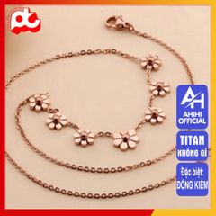 Dây Chuyền Nữ Titan Cao Cấp - Sang Trọng, Tinh Tế, Kháng Oxy Hóa, Không Đen, An Toàn Cho Da - Phụ Kiện Thời Trang Nữ 3H JEWELRY