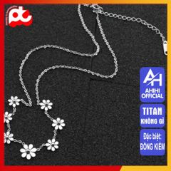Dây Chuyền Nữ Titan Cao Cấp - Sang Trọng, Tinh Tế, Kháng Oxy Hóa, Không Đen, An Toàn Cho Da - Phụ Kiện Thời Trang Nữ 3H JEWELRY