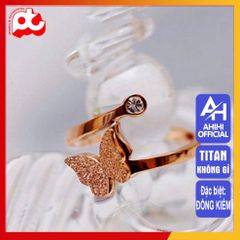 Nhẫn Nữ Titan Cao Cấp - Thiết Kế Thanh Lịch, Không Gỉ, Đa Dạng Màu Sắc, Phù Hợp Mọi Phong Cách Thời Trang