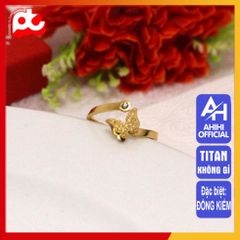 Nhẫn Nữ Titan Cao Cấp - Thiết Kế Thanh Lịch, Không Gỉ, Đa Dạng Màu Sắc, Phù Hợp Mọi Phong Cách Thời Trang