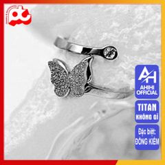 Nhẫn Nữ Titan Cao Cấp - Thiết Kế Thanh Lịch, Không Gỉ, Đa Dạng Màu Sắc, Phù Hợp Mọi Phong Cách Thời Trang