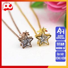 Dây Chuyền Nữ Titan Cao Cấp - Thiết Kế Tinh Tế, Sang Trọng Chống Gỉ và Trầy Xước - Trang Sức Phụ Kiện Thời Trang Nữ