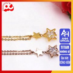 Dây Chuyền Nữ Titan Cao Cấp - Thiết Kế Tinh Tế, Sang Trọng Chống Gỉ và Trầy Xước - Trang Sức Phụ Kiện Thời Trang Nữ