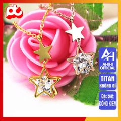 Dây Chuyền Nữ Titan Cao Cấp - Thiết Kế Tinh Tế, Sang Trọng Chống Gỉ và Trầy Xước - Trang Sức Phụ Kiện Thời Trang Nữ