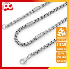 Dây Chuyền Nam Titan Cao Cấp - Phong Cách Mạnh Mẽ, Đẳng Cấp Với Thiết Kế Hiện Đại, Chống Trầy Xước, Quà Tặng Ý Nghĩa 3H JEWELRY