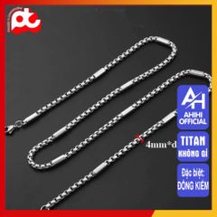 Dây Chuyền Nam Titan Cao Cấp - Phong Cách Mạnh Mẽ, Đẳng Cấp Với Thiết Kế Hiện Đại, Chống Trầy Xước, Quà Tặng Ý Nghĩa 3H JEWELRY