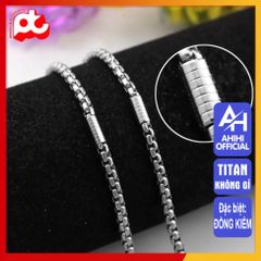 Dây Chuyền Nam Titan Cao Cấp - Phong Cách Mạnh Mẽ, Đẳng Cấp Với Thiết Kế Hiện Đại, Chống Trầy Xước, Quà Tặng Ý Nghĩa 3H JEWELRY