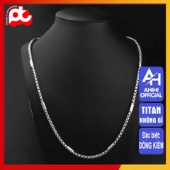 Dây Chuyền Nam Titan Cao Cấp - Phong Cách Mạnh Mẽ, Đẳng Cấp Với Thiết Kế Hiện Đại, Chống Trầy Xước, Quà Tặng Ý Nghĩa 3H JEWELRY