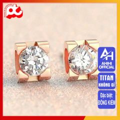 Bông Tai Nữ Titan Cao Cấp - Thanh Lịch, Bền Bỉ, Không Đen, An Toàn Cho Da, Nhiều Màu Sắc Sang Trọng - Quà Tặng Ý Nghĩa