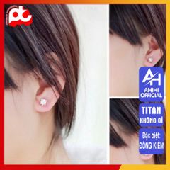 Bông Tai Nữ Titan Cao Cấp - Thanh Lịch, Bền Bỉ, Không Đen, An Toàn Cho Da, Nhiều Màu Sắc Sang Trọng - Quà Tặng Ý Nghĩa