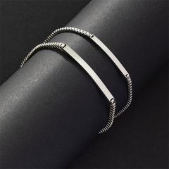 Vòng Tay Đôi Cinhy Khắc Tên - Lắc Tay Nam Nữ Hợp Kim Titan Không Gỉ, Quà Tặng Ý Nghĩa Thời Trang Couple