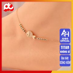 Lắc Chân Nữ Titan Cao Cấp - Thiết Kế Thanh Lịch, Không Gỉ, An Toàn Cho Da - Quà Tặng Hoàn Hảo Cho Phái Nữ