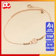 Lắc Chân Nữ Titan Cao Cấp - Thiết Kế Thanh Lịch, Không Gỉ, An Toàn Cho Da - Quà Tặng Hoàn Hảo Cho Phái Nữ