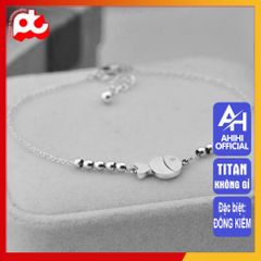 Lắc Chân Nữ Titan Cao Cấp - Thiết Kế Thanh Lịch, Không Gỉ, An Toàn Cho Da - Quà Tặng Hoàn Hảo Cho Phái Nữ