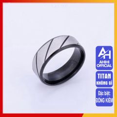 Nhẫn Nam Titan Cao Cấp - Thiết Kế Đẳng Cấp, Bền Bỉ, Không Gỉ, Phụ Kiện Thời Trang Nam Tiêu Biểu, Quà Tặng Ý Nghĩa