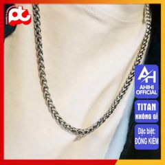 Dây Chuyền Nam Titan Cao Cấp - Phong Cách Mạnh Mẽ, Thời Trang Nhiều Kiểu Dáng, Chất Liệu Không Gỉ, An Toàn Cho Da