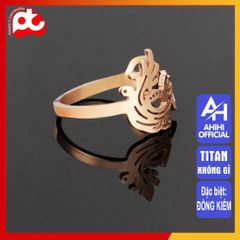 Nhẫn Nữ Titan Cao Cấp - Thiết Kế Thanh Lịch, Chống Gỉ, Điều Chỉnh Size, Phụ Kiện Thời Trang Sang Trọng cho Phái Đẹp