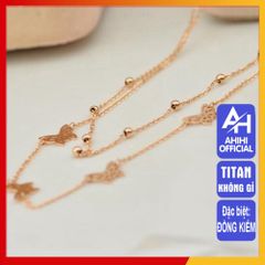 Dây Chuyền Nữ Titan Cao Cấp - Thiết Kế Tinh Tế, Sang Trọng, Chống Trầy Xước, An Toàn Cho Da - Quà Tặng Lý Tưởng Cho Phái Đẹp