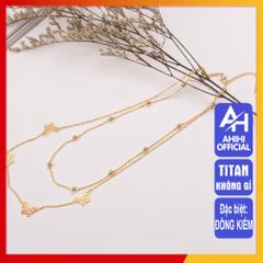 Dây Chuyền Nữ Titan Cao Cấp - Thiết Kế Tinh Tế, Sang Trọng, Chống Trầy Xước, An Toàn Cho Da - Quà Tặng Lý Tưởng Cho Phái Đẹp