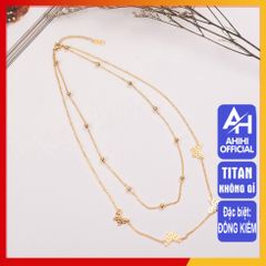 Dây Chuyền Nữ Titan Cao Cấp - Thiết Kế Tinh Tế, Sang Trọng, Chống Trầy Xước, An Toàn Cho Da - Quà Tặng Lý Tưởng Cho Phái Đẹp