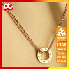 Dây Chuyền Nữ Titan Cao Cấp Sang Trọng - Thiết Kế Tinh Tế, Không Gỉ, An Toàn cho Da - Phụ Kiện Thời Trang Nữ 3H JEWELRY