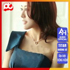 Dây Chuyền Nữ Titan Cao Cấp Sang Trọng - Thiết Kế Tinh Tế, Không Gỉ, An Toàn cho Da - Phụ Kiện Thời Trang Nữ 3H JEWELRY