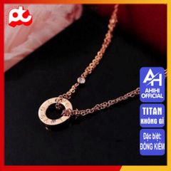 Dây Chuyền Nữ Titan Cao Cấp Sang Trọng - Thiết Kế Tinh Tế, Không Gỉ, An Toàn cho Da - Phụ Kiện Thời Trang Nữ 3H JEWELRY