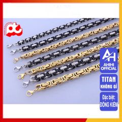 Lắc Tay Titan Nam Cao Cấp - Thời Trang Sang Trọng, Chống Gỉ, Thiết Kế Nam Tính, Kích Cỡ 9mm, Màu Bạc Đẹp 3H Jewelry
