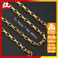 Dây Chuyền Titan Nam Cao Cấp - Thời Trang Mạnh Mẽ và Đẳng Cấp, Chất Liệu Chống Oxy Hóa, Phụ Kiện Nam Tuyệt Vời