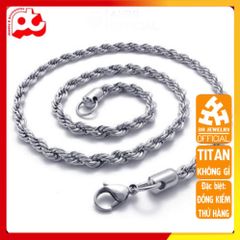 Dây Chuyền Titan Nam Cao Cấp - Phong Cách Sang Trọng, Chống Gỉ, Chống Trầy Xước - Phụ Kiện Thời Trang Nam Mạnh Mẽ