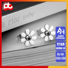 Bông Tai Nữ Titan Cao Cấp - Thanh Lịch, Sang Trọng, Chống Gỉ Sét - Phụ Kiện Thời Trang Nữ Đẹp, An Toàn Cho Da