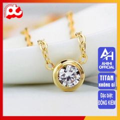 Dây Chuyền Nữ Titan Cao Cấp - Thiết Kế Sang Trọng, Bền Bỉ, An Toàn Cho Da, Nhiều Màu Sắc Để Lựa Chọn - Quà Tặng Hoàn Hảo