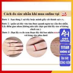 Nhẫn Nam Titan Cao Cấp Chống Gỉ - Thiết Kế Nam Tính, Phong Cách Hiện Đại, Quà Tặng Đặc Biệt cho Phái Mạnh