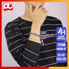 Lắc Tay Titan Cao Cấp Nam Nữ - Phong Cách Mạnh Mẽ, Bền Bỉ, Không Gỉ - Phụ Kiện Thời Trang Sang Trọng 3H JEWELRY