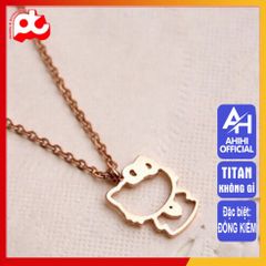 Dây Chuyền Nữ Titan Cao Cấp - Thiết Kế Sang Trọng, Tinh Tế, Chống Trầy Xước - Phụ Kiện Thời Trang Nữ An Toàn Cho Da