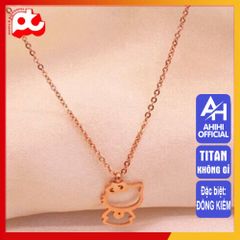 Dây Chuyền Nữ Titan Cao Cấp - Thiết Kế Sang Trọng, Tinh Tế, Chống Trầy Xước - Phụ Kiện Thời Trang Nữ An Toàn Cho Da