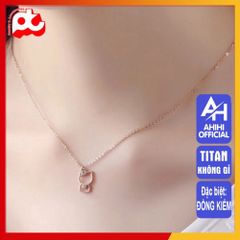 Dây Chuyền Nữ Titan Cao Cấp - Thiết Kế Sang Trọng, Tinh Tế, Chống Trầy Xước - Phụ Kiện Thời Trang Nữ An Toàn Cho Da